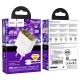 Мережевий зарядний пристрій Hoco CS43A Smart charger Type-C cable 45W White
