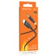Аудіокабель AUX-кабель аудіоадаптер Borofone BL18 Lightning to 3.5mm Black