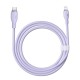 PD Кабель Baseus Pudding Series Fast Charging Cable Type-C to Lightning 20W 1.2m Purple P10355701511-00