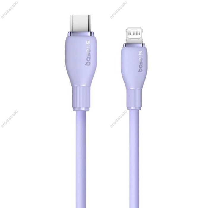 PD Кабель Baseus Pudding Series Fast Charging Cable Type-C to Lightning 20W 1.2m Purple P10355701511-00