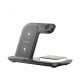Бездротова зарядка Earldom ET-WC50 Wireless Charger 3 in 1 Black