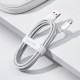 USB кабель Baseus Simple Wisdom Data Cable Kit USB to Micro 2.1A (2PCS/Set) 1.5m White TZCAMZJ-02