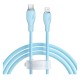 PD Кабель Baseus Pudding Series Fast Charging Cable Type-C to Lightning 20W 1.2m Blue P10355701311-00