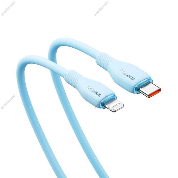 PD Кабель Baseus Pudding Series Fast Charging Cable Type-C to Lightning 20W 1.2m Blue P10355701311-00