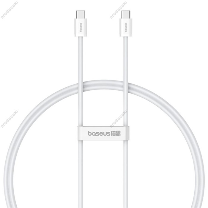 Кабель Baseus Superior Series 2 Fast Charging Cable Type-C to Type-C 100W 5A 2m White P10365200211-04