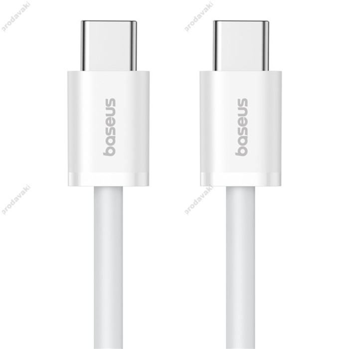 Кабель Baseus Superior Series 2 Fast Charging Cable Type-C to Type-C 100W 5A 2m White P10365200211-04