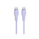 Кабель Baseus Pudding Series Fast Charging Cable Type-C to Type-C 100W 5A 1.2m Purple P10355702511-00
