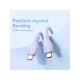 Кабель Baseus Pudding Series Fast Charging Cable Type-C to Type-C 100W 5A 2m Purple P10355702511-01