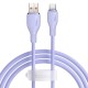 Кабель Baseus Pudding Series Fast Charging Cable USB to Type-C 100W 6A 2m Purple P10355703511-01