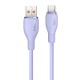 Кабель Baseus Pudding Series Fast Charging Cable USB to Type-C 100W 6A 2m Purple P10355703511-01