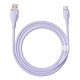 Кабель Baseus Pudding Series Fast Charging Cable USB to Type-C 100W 6A 2m Purple P10355703511-01