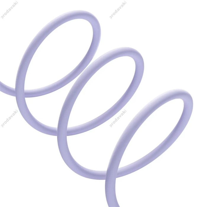 Кабель Baseus Pudding Series Fast Charging Cable USB to Type-C 100W 6A 1.2m Purple P10355703511-00