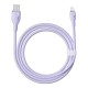 Кабель USB Baseus Pudding Series Fast Charging Cable USB to Lightning Iphone 2.4A 2m Nebula Purple P10355700511-01