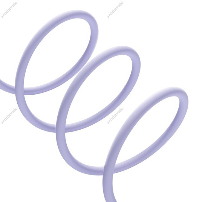 Кабель USB Baseus Pudding Series Fast Charging Cable USB to Lightning Iphone 2.4A 2m Nebula Purple P10355700511-01