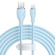 Кабель USB Baseus Pudding Series Fast Charging Cable USB to Lightning Iphone 2.4A 2m Galaxy Blue P10355700311-01