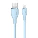Кабель USB Baseus Pudding Series Fast Charging Cable USB to Lightning Iphone 2.4A 2m Galaxy Blue P10355700311-01