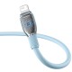 Кабель USB Baseus Pudding Series Fast Charging Cable USB to Lightning Iphone 2.4A 2m Galaxy Blue P10355700311-01