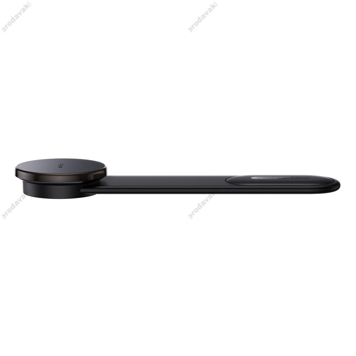 Автомобільний тримач із бездротовою зарядкою Baseus C02 Pro Series Magnetic Wireless Charging Black C40156000111-00