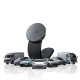 Автомобільний тримач із бездротовою зарядкою Baseus C02 Pro Series Magnetic Wireless Charging Black C40156000111-00