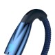 Кабель Baseus Glimmer Series Fast Charging Data Cable USB to Type-C 100W 5A 2m Blue CADH000503