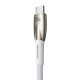 Кабель Baseus Glimmer Series Fast Charging Data Cable USB to Type-C 100W 6A 1m White CADH000402