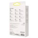 PD кабель Baseus Glimmer Series Fast Charging Data Cable Type-C to iP Lightning 20W 1m White CADH000002