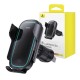 Автомобільний тримач із бездротовою зарядкою Baseus Milky Way Pro 15W Black C40357000111-00
