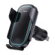 Автомобільний тримач із бездротовою зарядкою Baseus Milky Way Pro 15W Black C40357000111-00