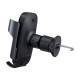 Автомобільний тримач із бездротовою зарядкою Baseus Milky Way Pro 15W Black C40357000111-00