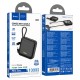 Повербанк портативний акумулятор Power bank Hoco Q23 Blade 22.5W 10000 mAh Black