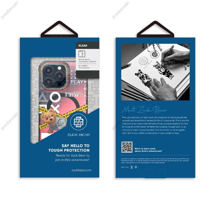Чохол Zuck Bear New York Never Sleeps TPU MagSafe Case iPhone 15 Pro Max Bronx Energy