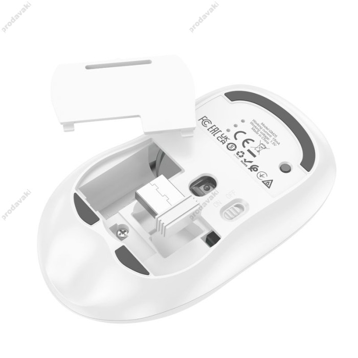 Комп'ютерна Миша Hoco GM25 Royal dual-mode White