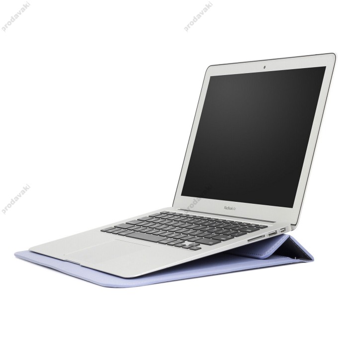 Чохол-конверт-підставка xVibe Leather PU для MacBook ноутбука планшета 13"-14.2" Laverder
