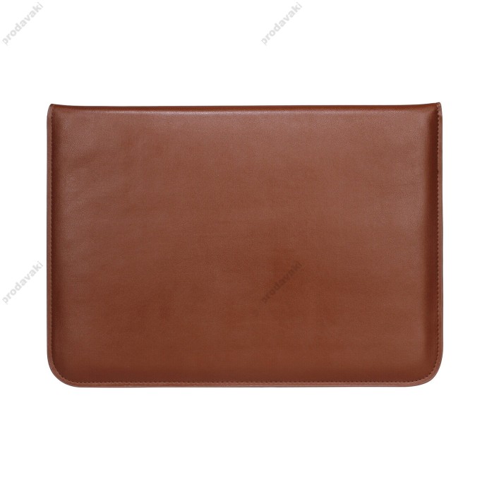 Чохол-конверт-підставка xVibe Leather PU для MacBook ноутбука планшета 13"-14.2" Brown