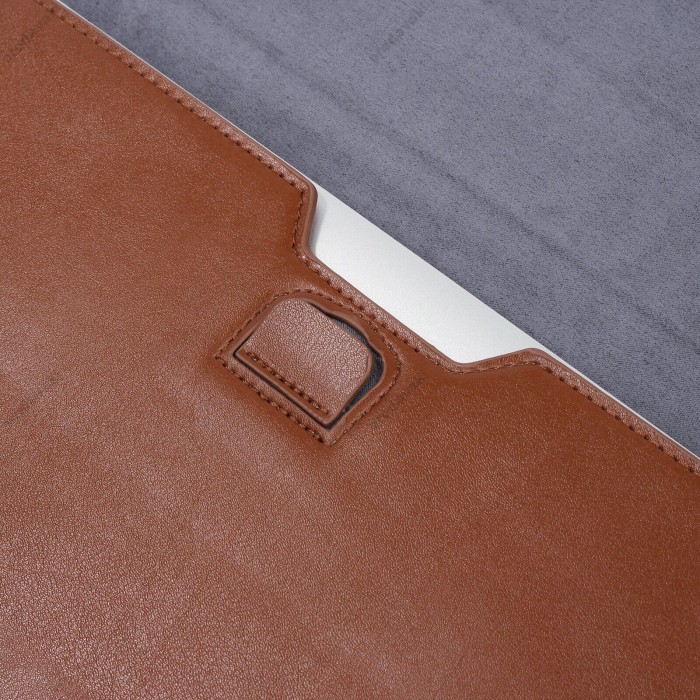 Чохол-конверт-підставка xVibe Leather PU для MacBook ноутбука планшета 13"-14.2" Brown