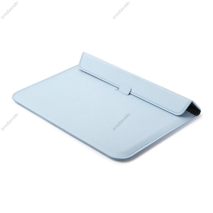 Чохол-конверт-підставка xVibe Leather PU для MacBook ноутбука 15"-16.2" Sky Blue