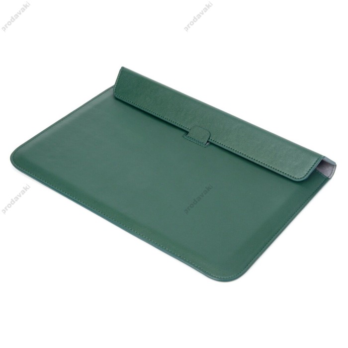 Чохол - конверт - підставка xVibe Leather PU для MacBook/ноутбук 11/12 Dark Green