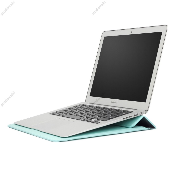 Чохол - конверт - підставка xVibe Leather PU для MacBook/ноутбук 11/12 Mint Green