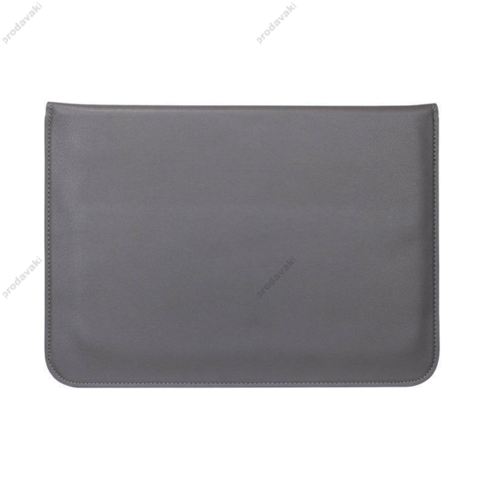 Чохол-конверт-підставка xVibe Leather PU для MacBook ноутбука планшета 13"-14.2" Grey
