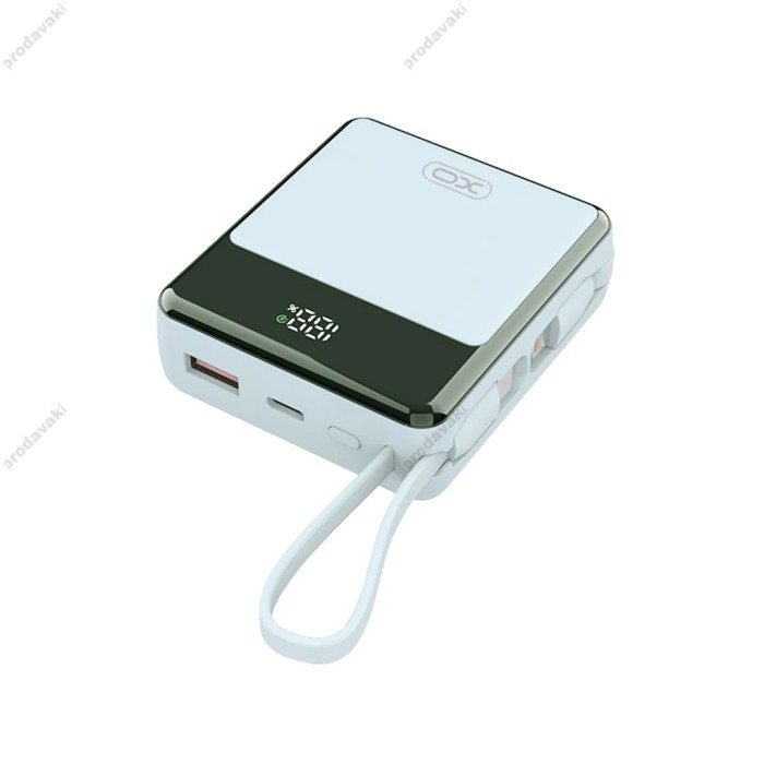 Повербанк портативний акумулятор Power bank XO PR224 fast charging dual line 10000 mAh Blue