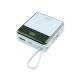 Повербанк портативний акумулятор Power bank XO PR224 fast charging dual line 10000 mAh Blue