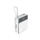 Повербанк портативний акумулятор Power bank XO PR224 fast charging dual line 10000 mAh White
