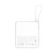 Повербанк портативний акумулятор Power bank XO PR224 fast charging dual line 10000 mAh White