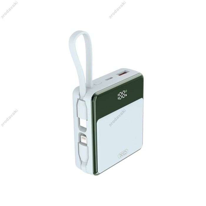 Повербанк портативний акумулятор Power bank XO PR224 fast charging dual line 10000 mAh Blue