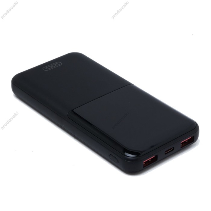 Повербанк портативний акумулятор Power bank XO PR205 Digital Display Fast Charge 22.5W 10000 mAh Black