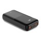 Повербанк портативний акумулятор Power bank XO PR206 Digital Display Fast Charge 22.5W 20000 mAh Black