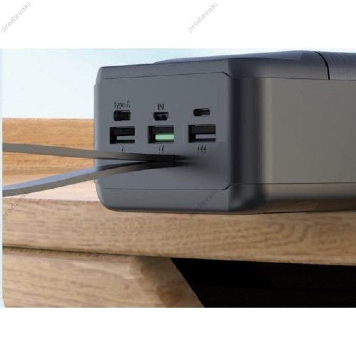 Повербанк портативний акумулятор Power bank XO PR159 Fast-charging 22.5W 60000 mAh Black