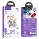 Повербанк портативний акумулятор Power Bank Hoco Q14A MagSafe Ice Crystal magnetic PD 20W 10000 mAh Purple