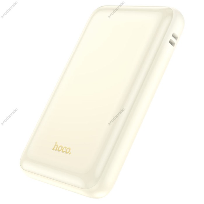Повербанк портативний акумулятор Power Bank Hoco Q21 Great 22.5W 10000 mAh Milky white