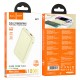 Повербанк портативний акумулятор Power Bank Hoco Q21 Great 22.5W 10000 mAh Milky white